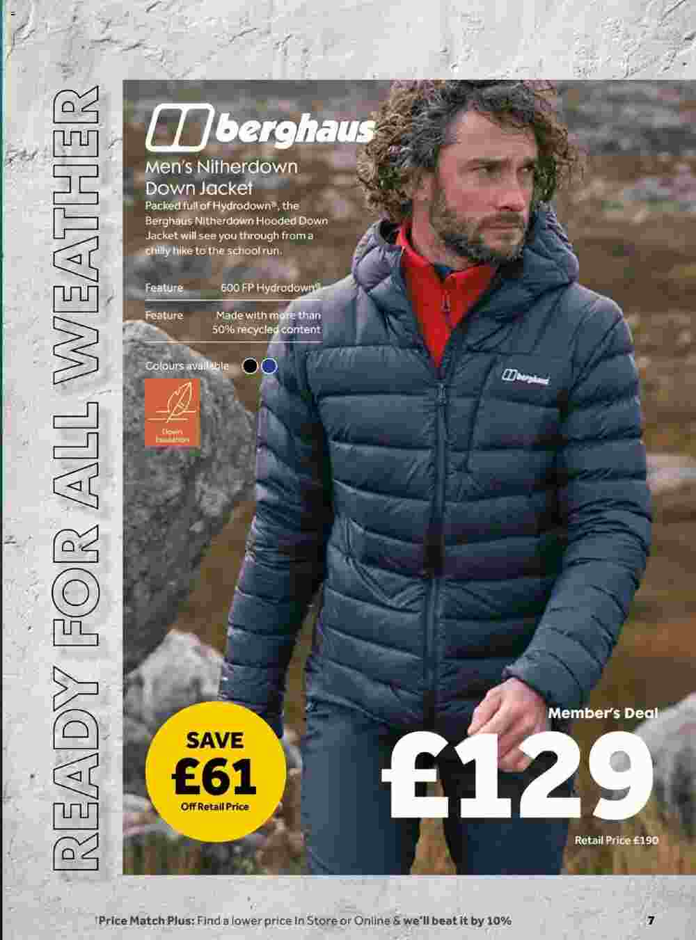 GO Outdoors offers valid from 13/11/2023 - Page 7.