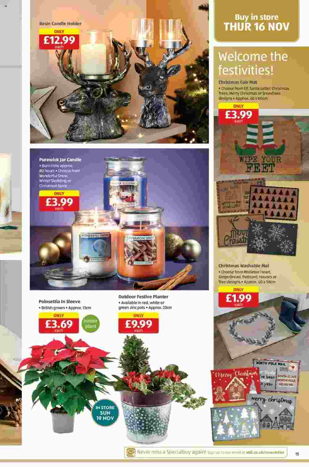 Aldi offers valid from 16/11/2023 - Page 15.