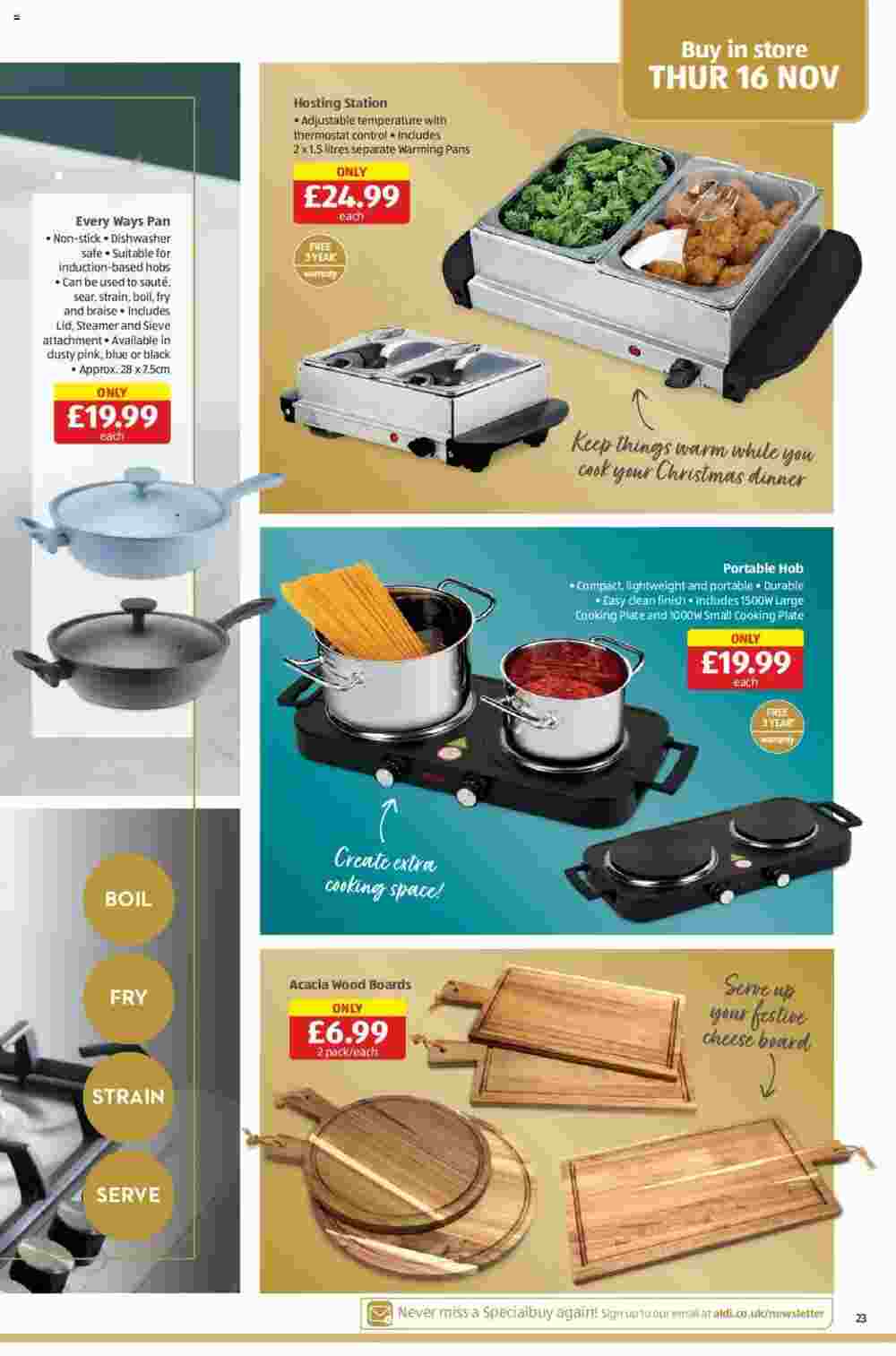 Aldi offers valid from 16/11/2023 - Page 23.