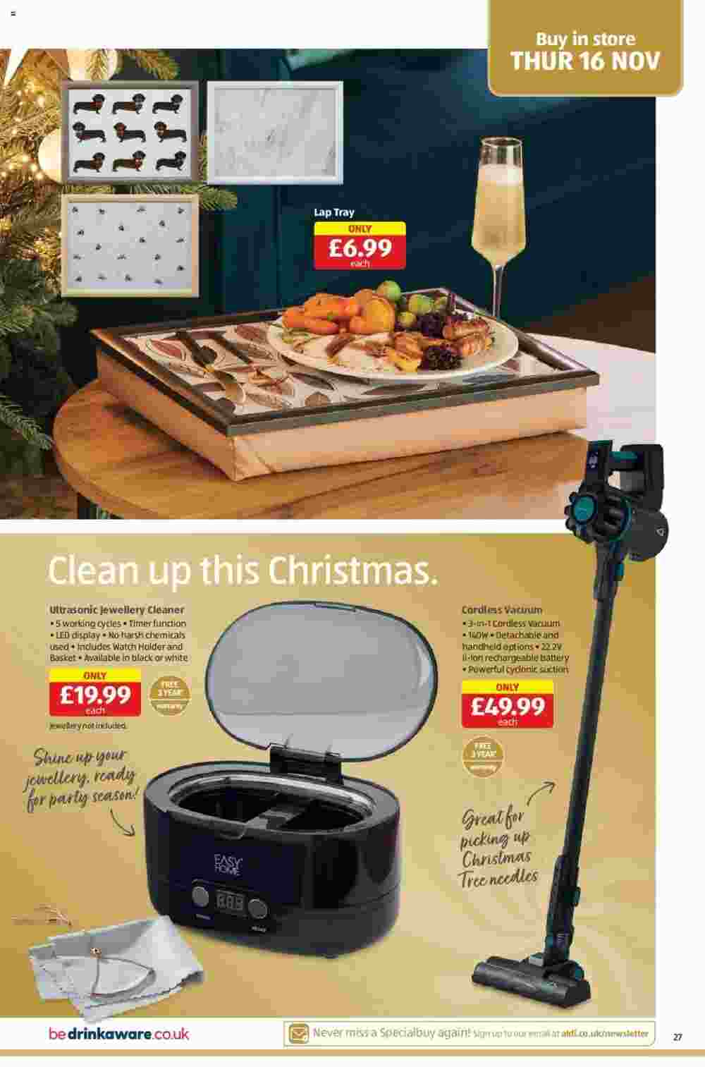 Aldi offers valid from 16/11/2023 - Page 27.