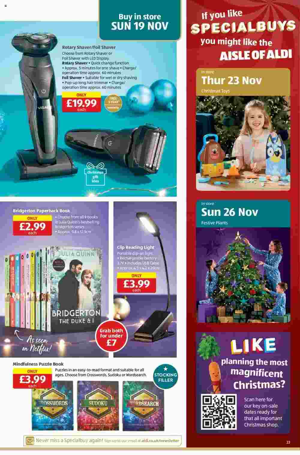 Aldi offers valid from 16/11/2023 - Page 33.