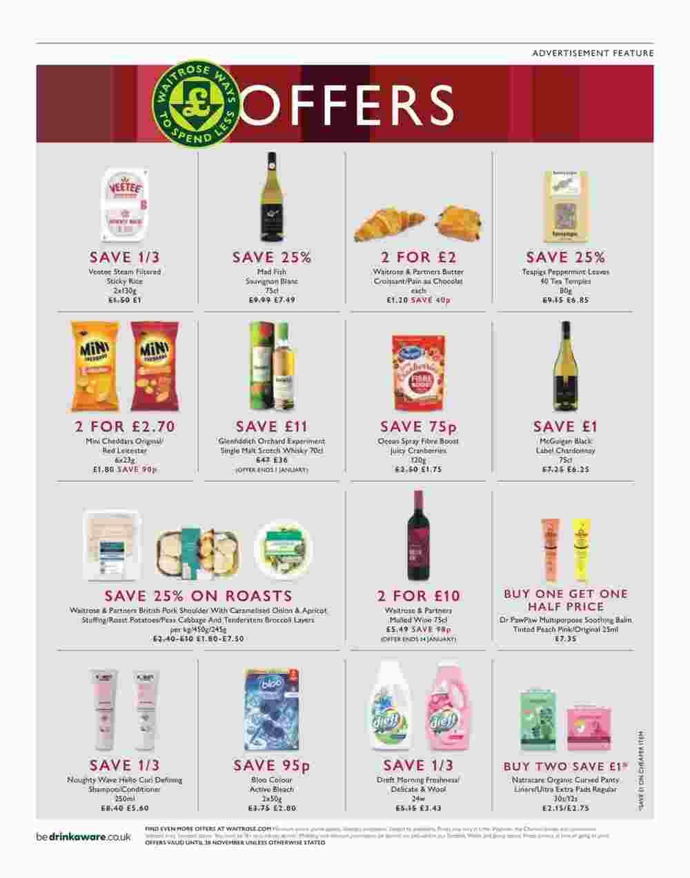 Waitrose offers valid from 16/11/2023 - Page 48.