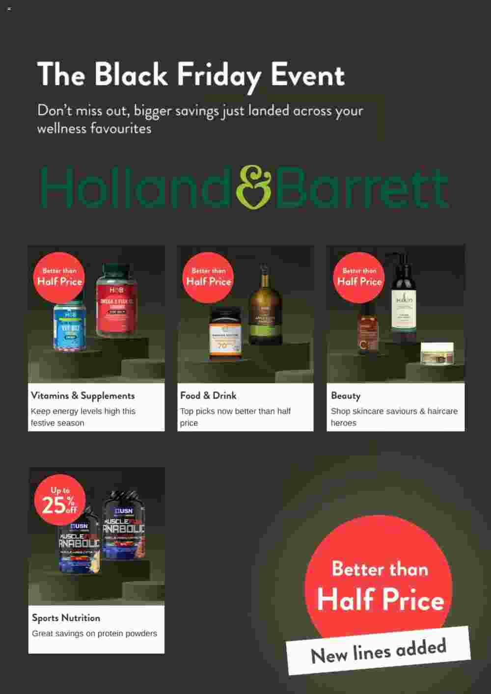 Holland & Barrett offers valid from 17/11/2023 - Page 1.