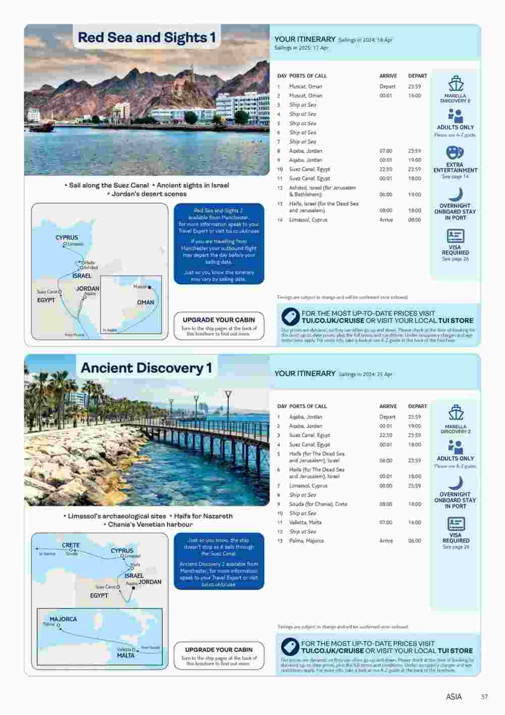 Tui offers valid from 17/11/2023 - Page 57.