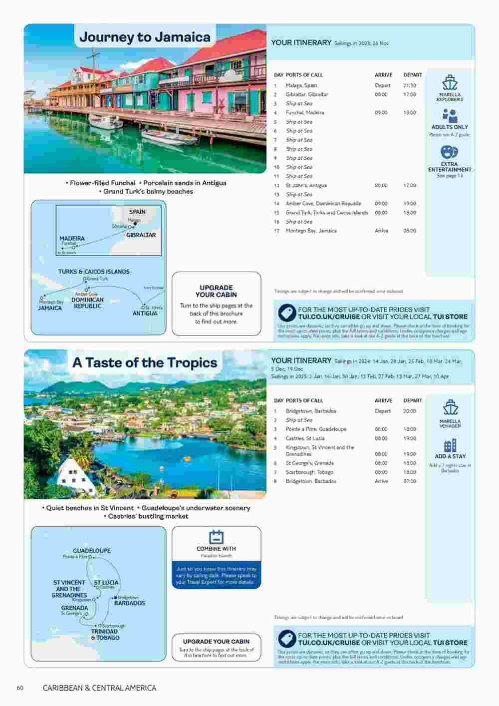 Tui offers valid from 17/11/2023 - Page 60.