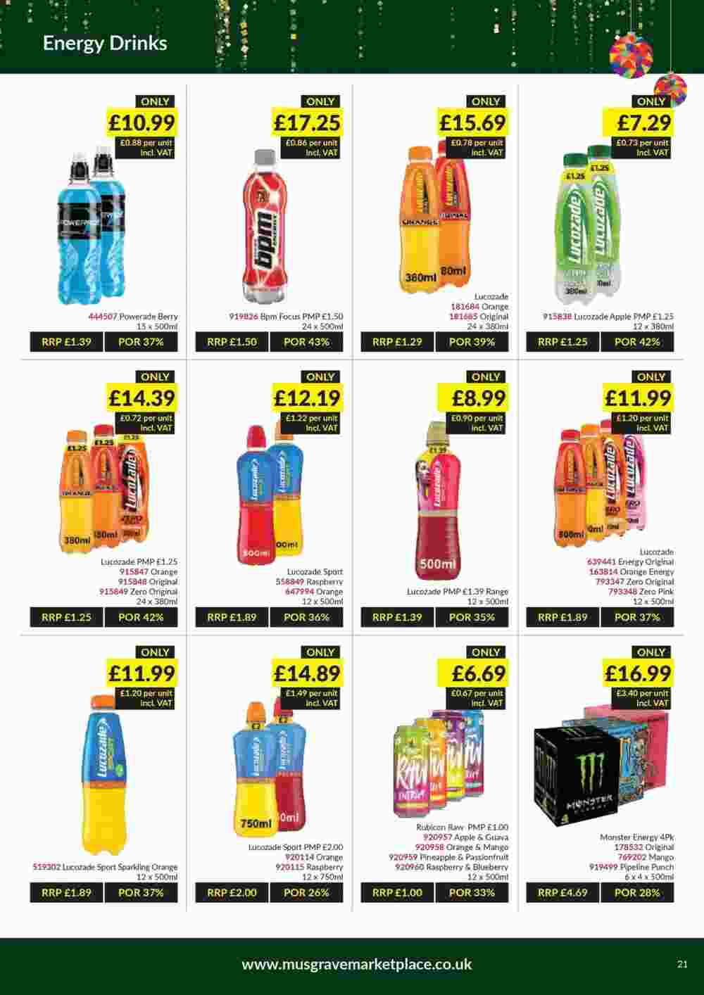 Musgrave MarketPlace offers valid from 21/11/2023 - Page 21.