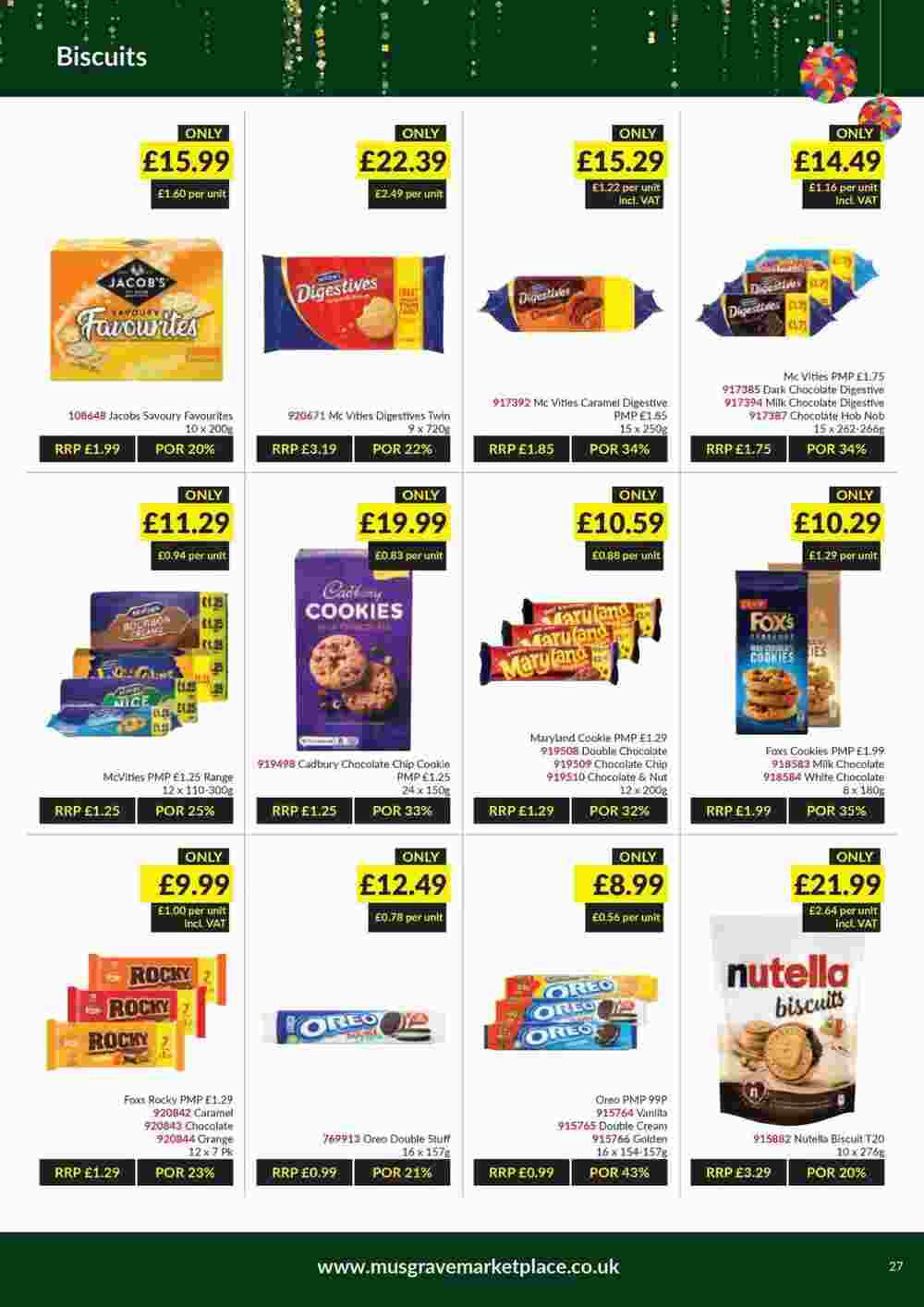 Musgrave MarketPlace offers valid from 21/11/2023 - Page 27.