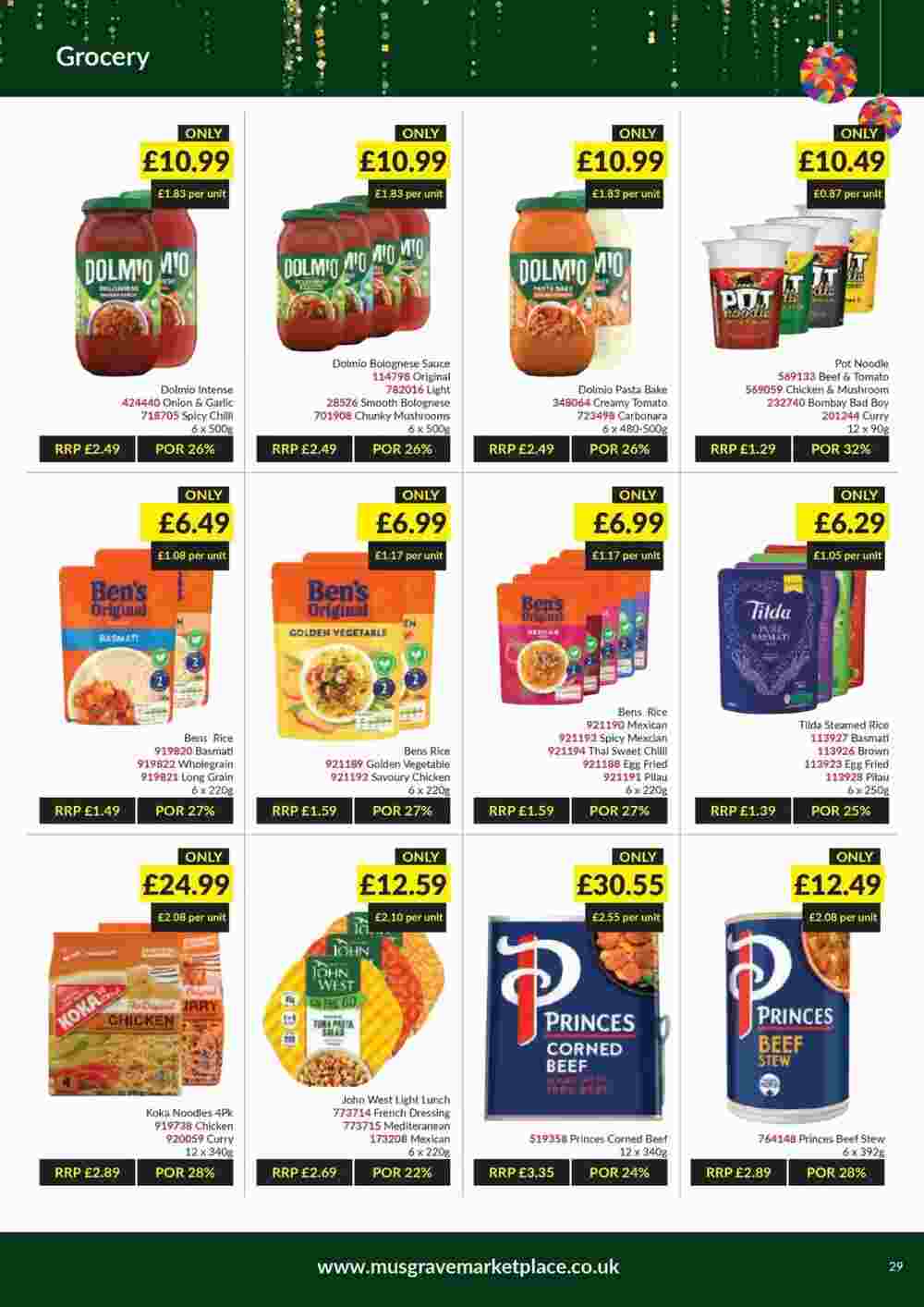 Musgrave MarketPlace offers valid from 21/11/2023 - Page 29.