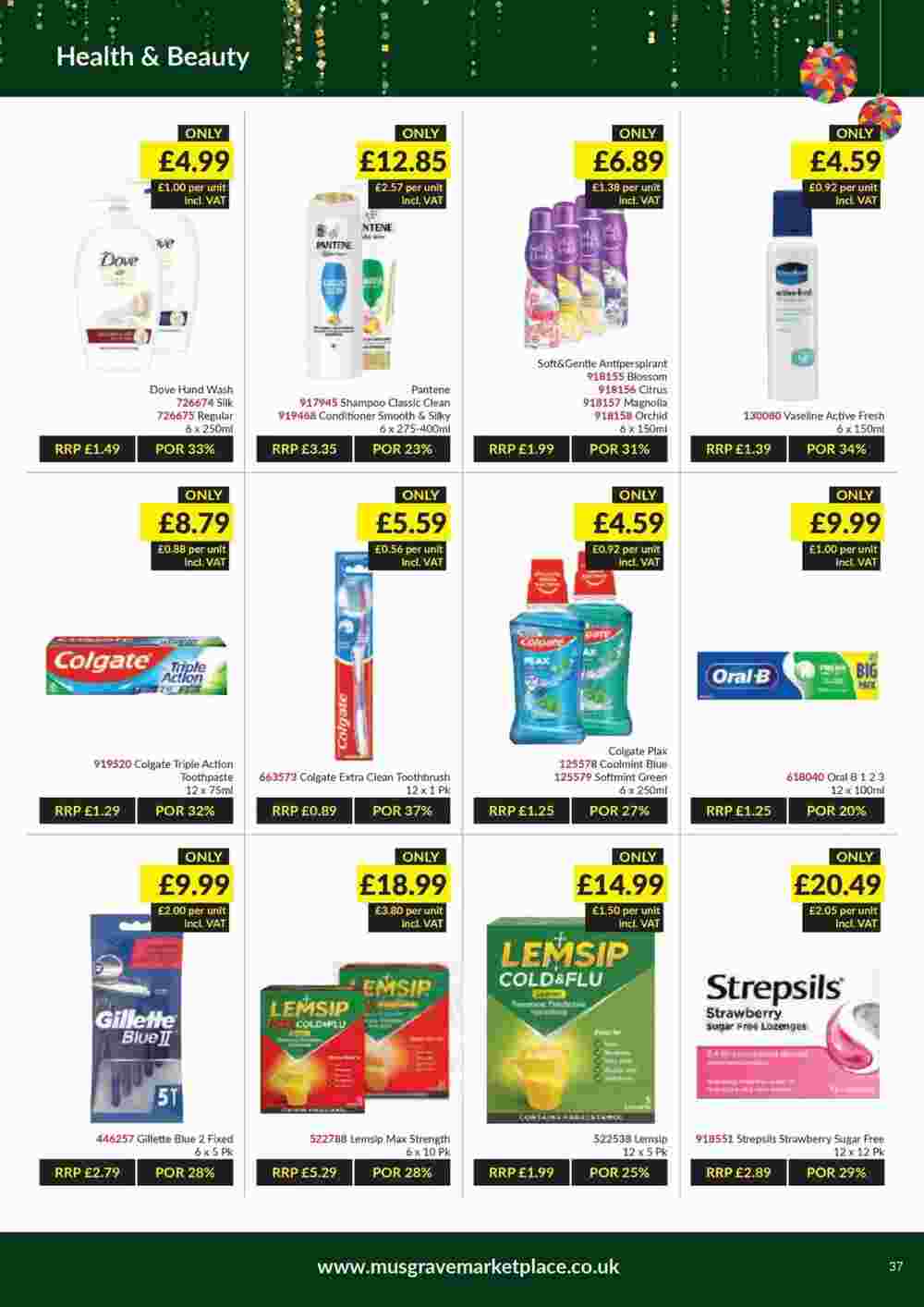 Musgrave MarketPlace offers valid from 21/11/2023 - Page 37.