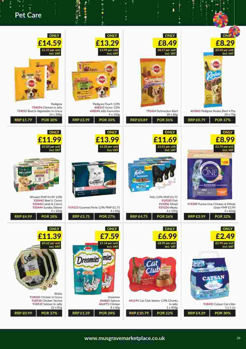 Musgrave MarketPlace offers valid from 21/11/2023 - Page 39.