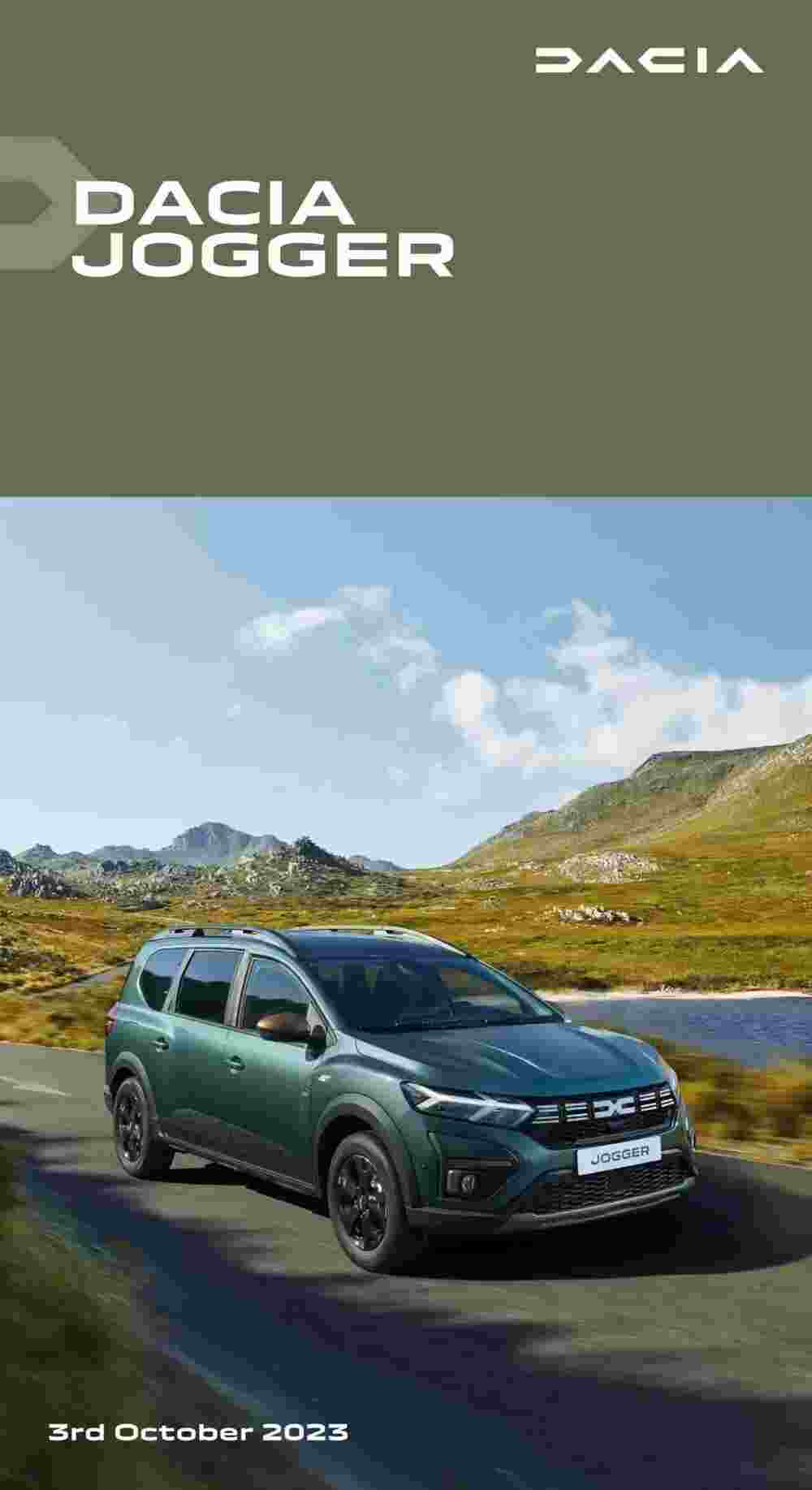 Dacia offers valid from 21/11/2023 - Page 1.