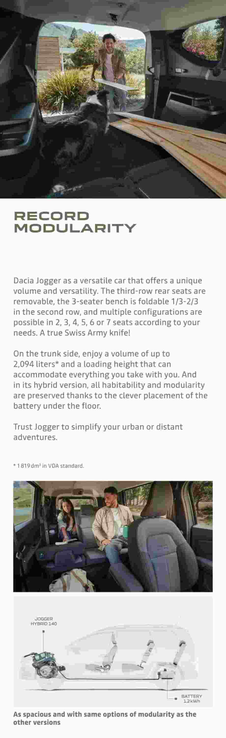 Dacia offers valid from 21/11/2023 - Page 11.