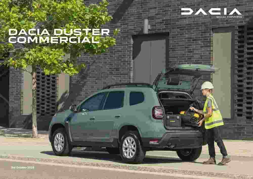 Dacia offers valid from 21/11/2023 - Page 1.