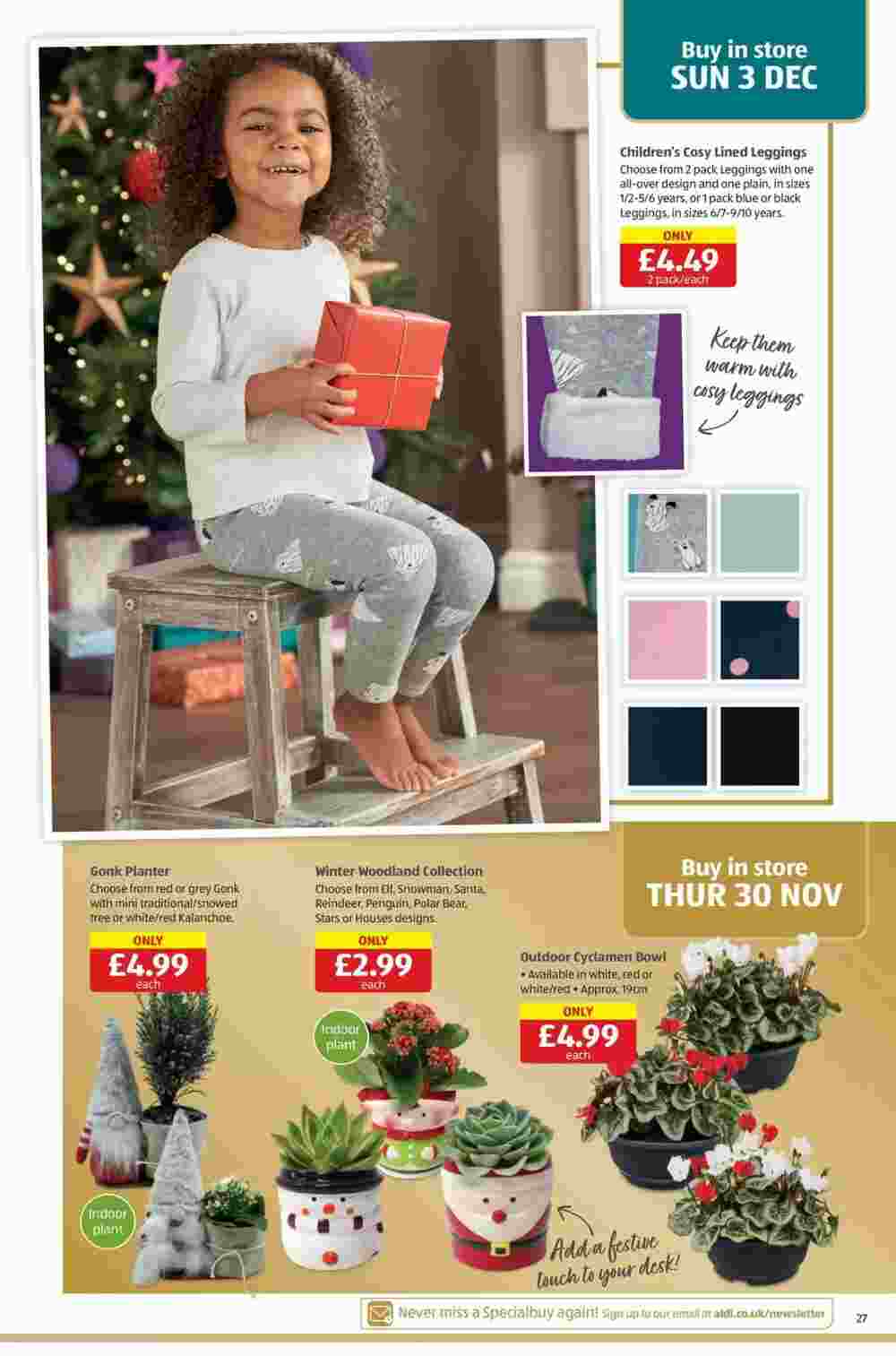 Aldi offers valid from 22/11/2023 - Page 27.