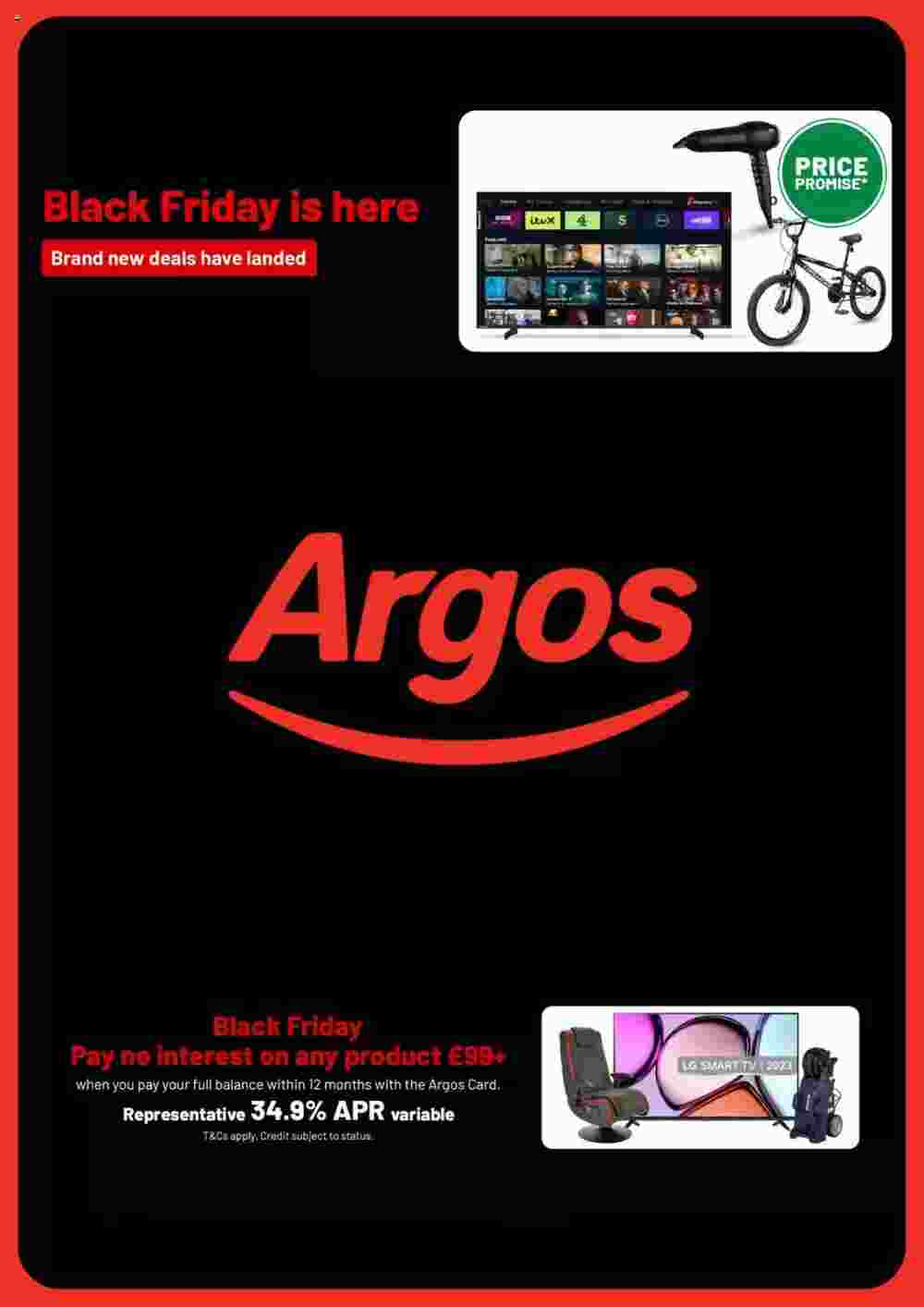 Argos offers valid from 22/11/2023 - Page 1.