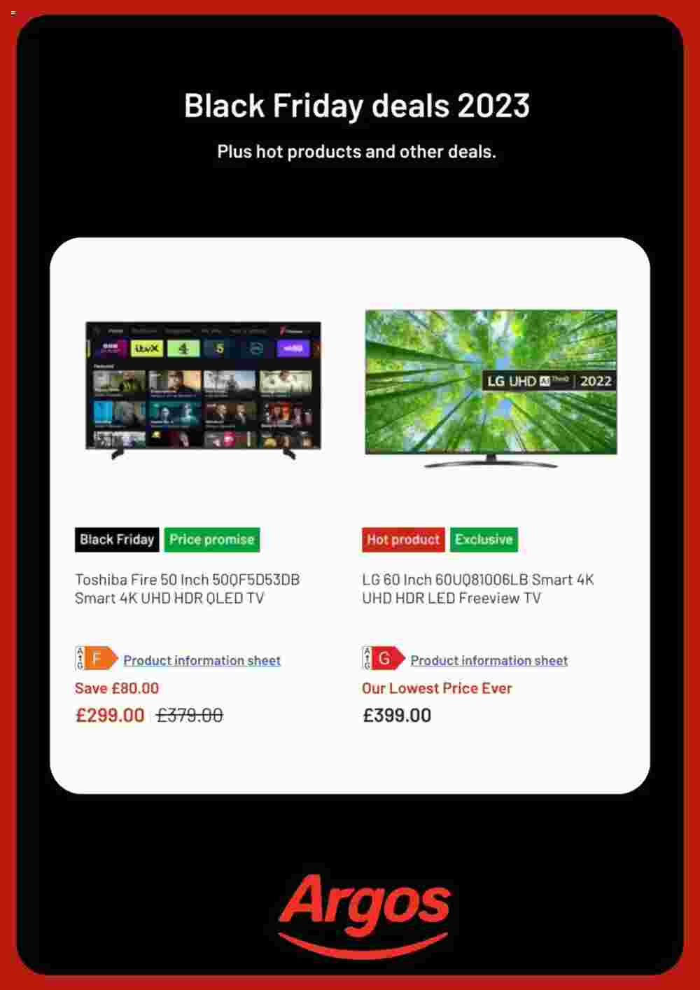 Argos offers valid from 22/11/2023 - Page 2.