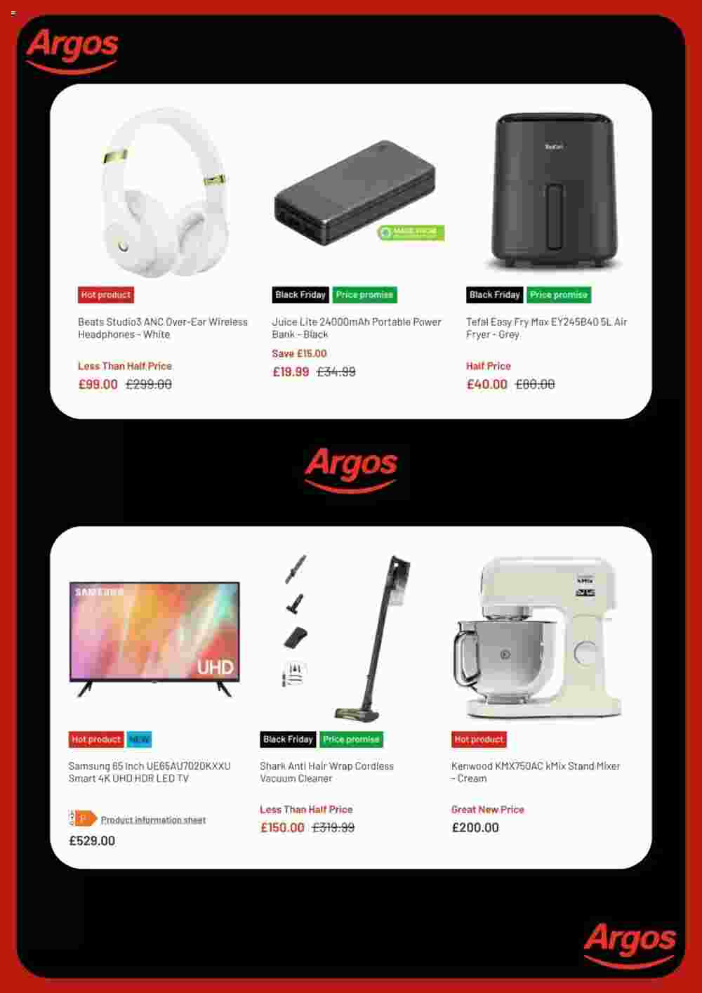 Argos offers valid from 22/11/2023 - Page 5.