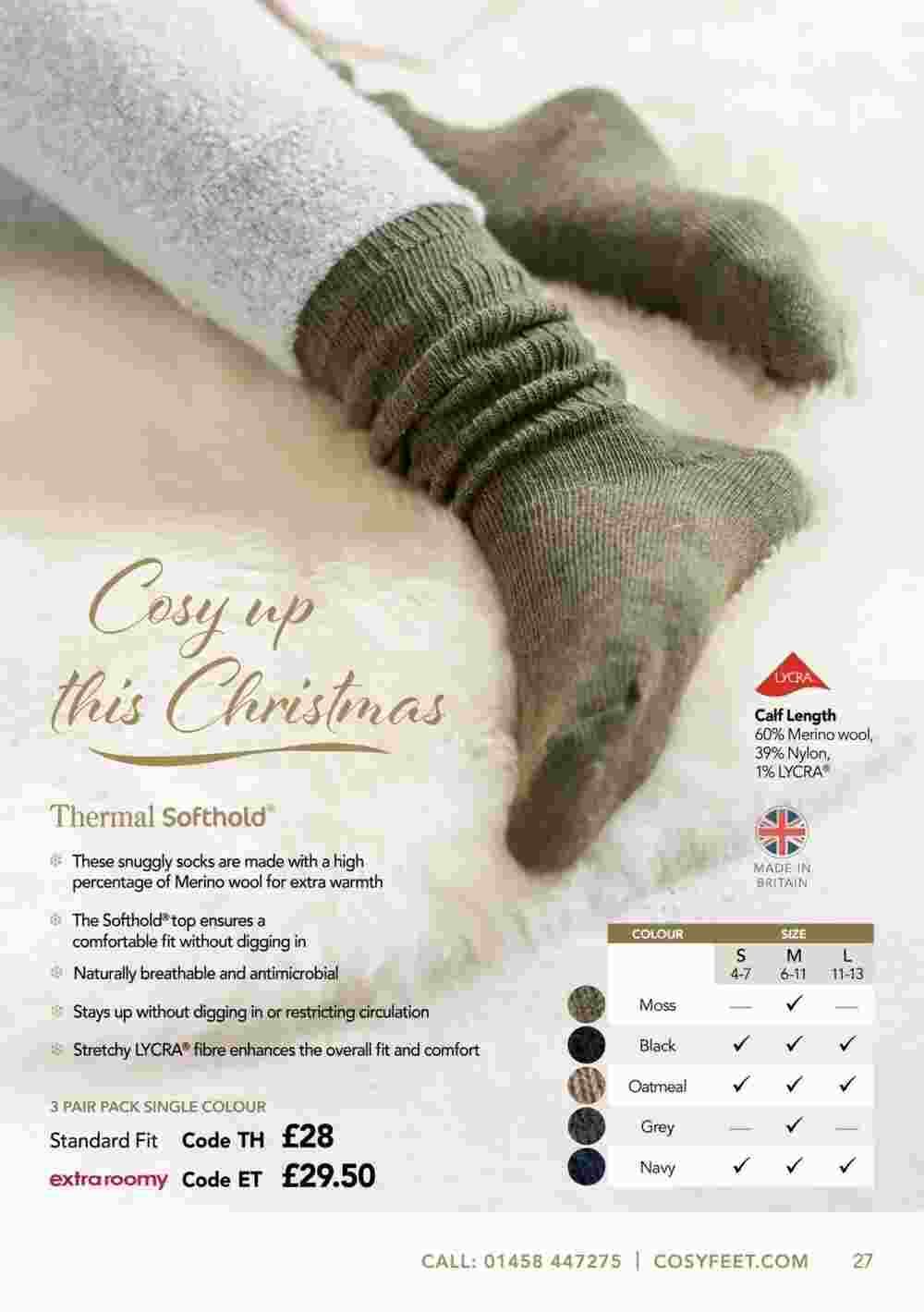 Cosyfeet offers valid from 23/11/2023 - Page 27.