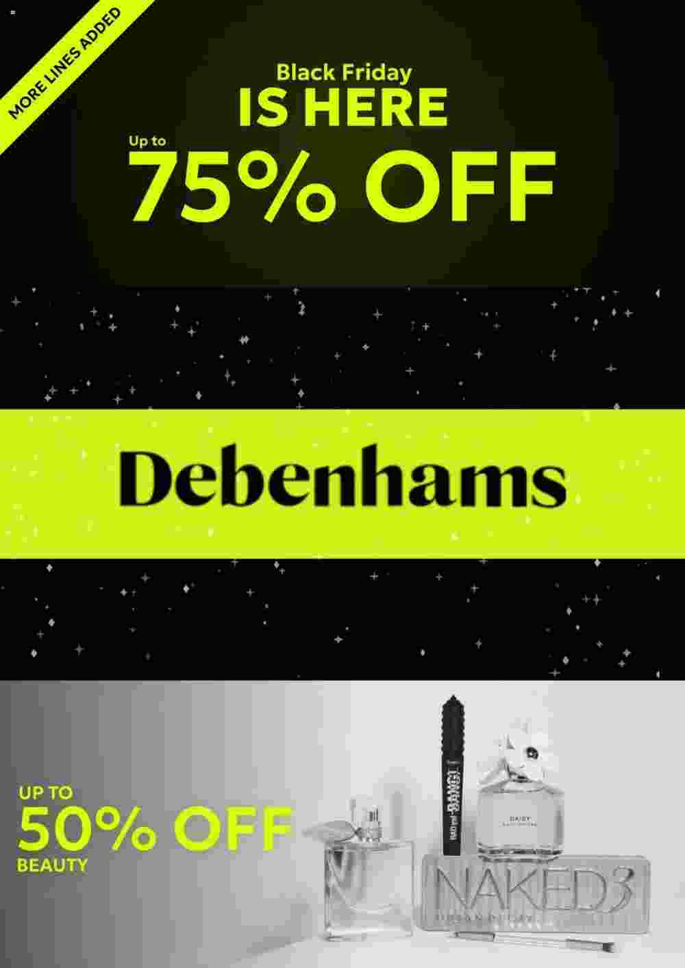 Debenhams offers valid from 23/11/2023 - Page 1.