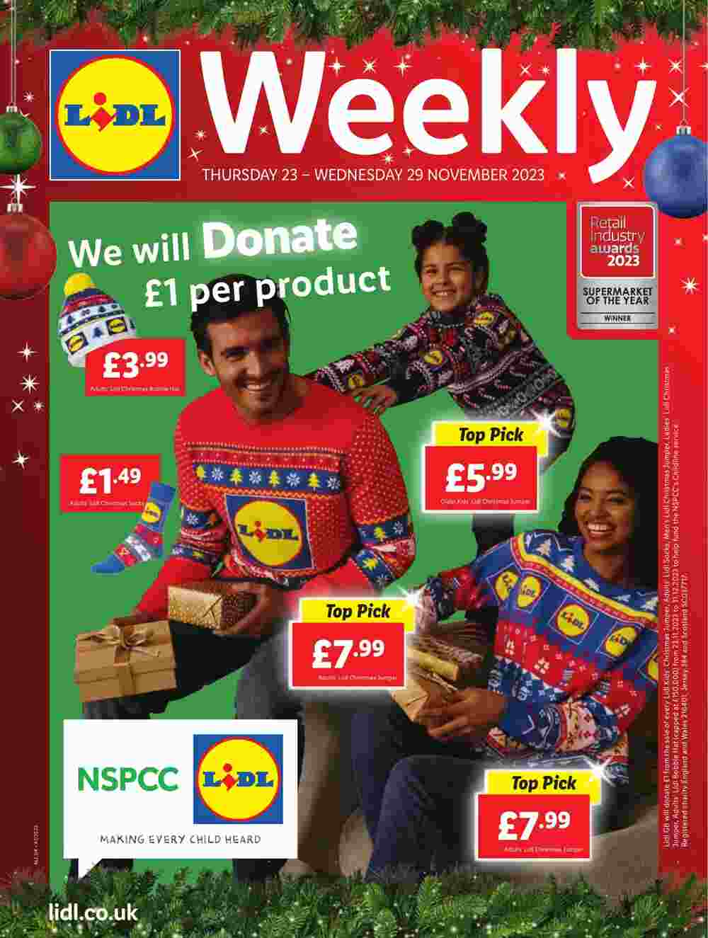 Lidl offers valid from 23/11/2023 - Page 1.