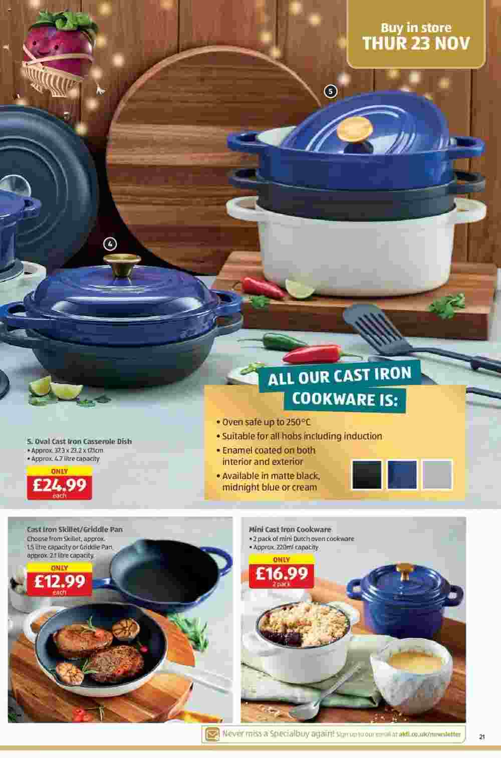 Aldi offers valid from 23/11/2023 - Page 21.