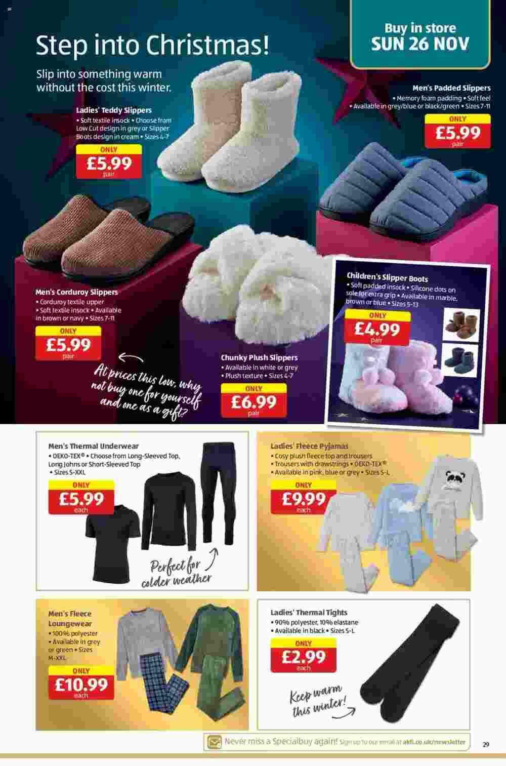 Aldi offers valid from 23/11/2023 - Page 29.