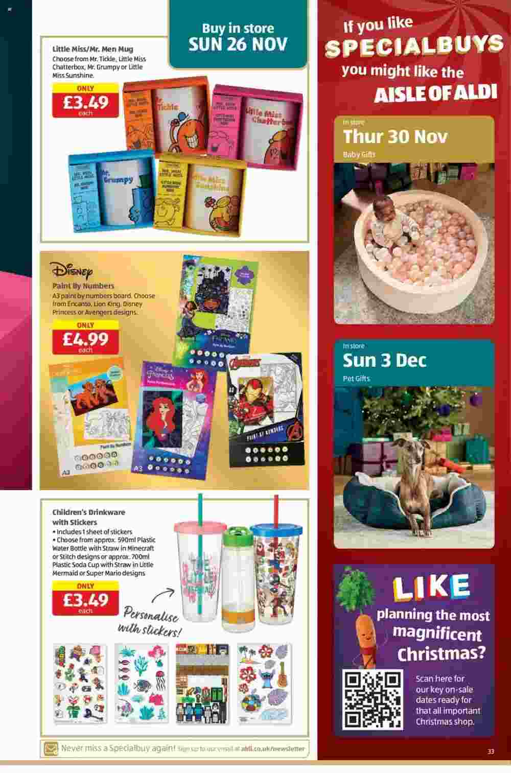 Aldi offers valid from 23/11/2023 - Page 33.