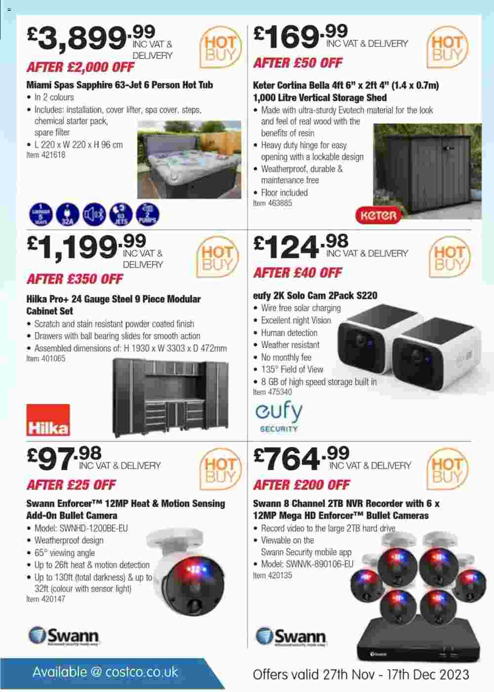 Costco offers valid from 27/11/2023 - Page 5.