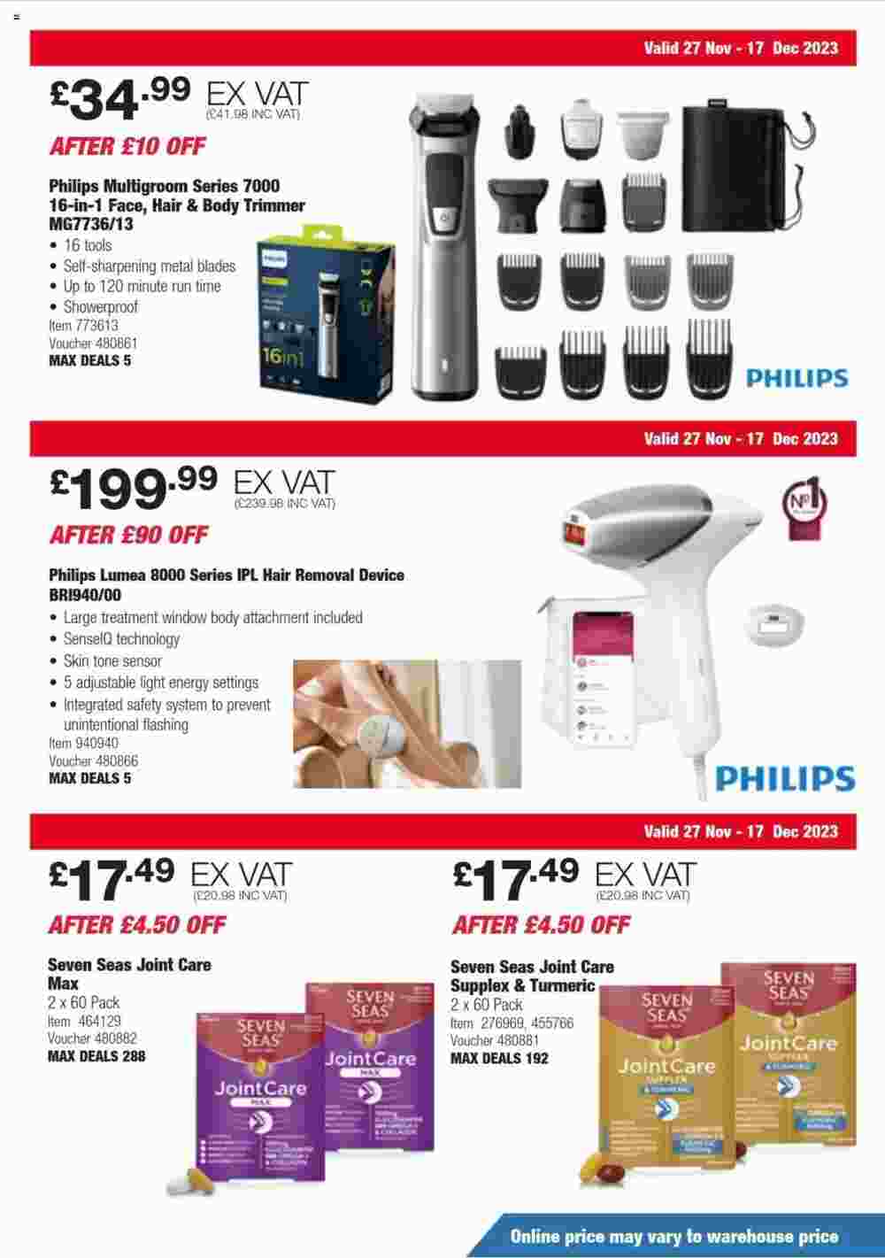 Costco offers valid from 27/11/2023 - Page 17.