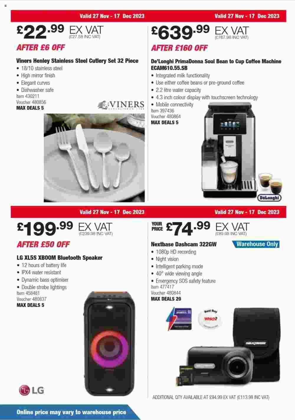 Costco offers valid from 27/11/2023 - Page 4.