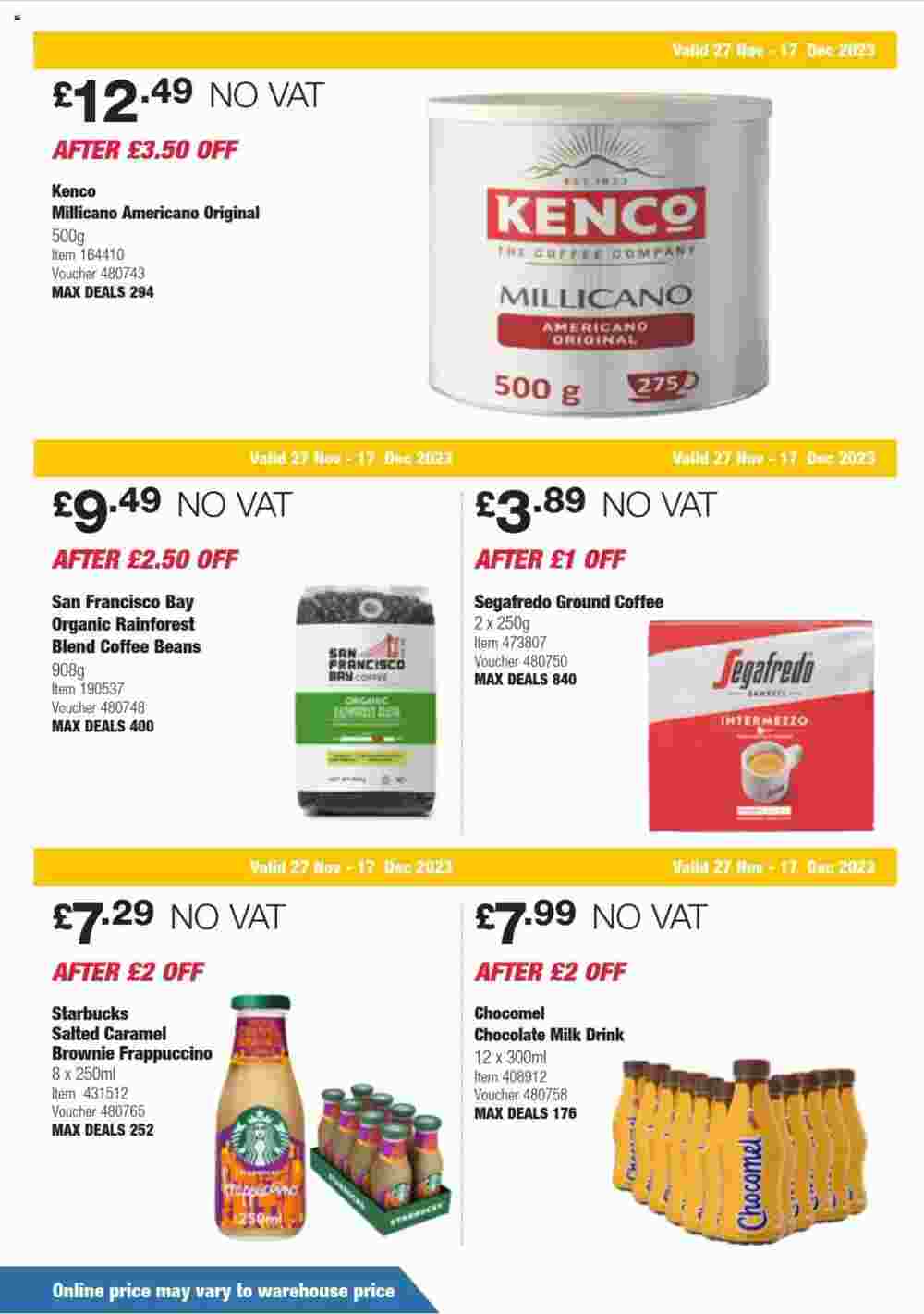 Costco offers valid from 27/11/2023 - Page 12.