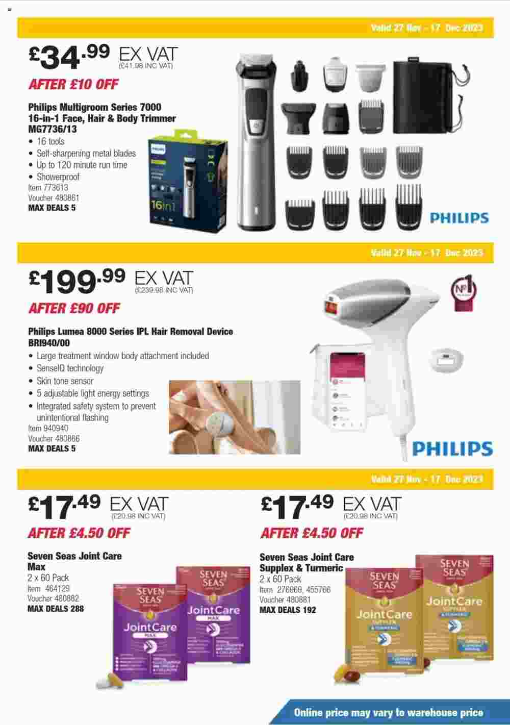 Costco offers valid from 27/11/2023 - Page 17.