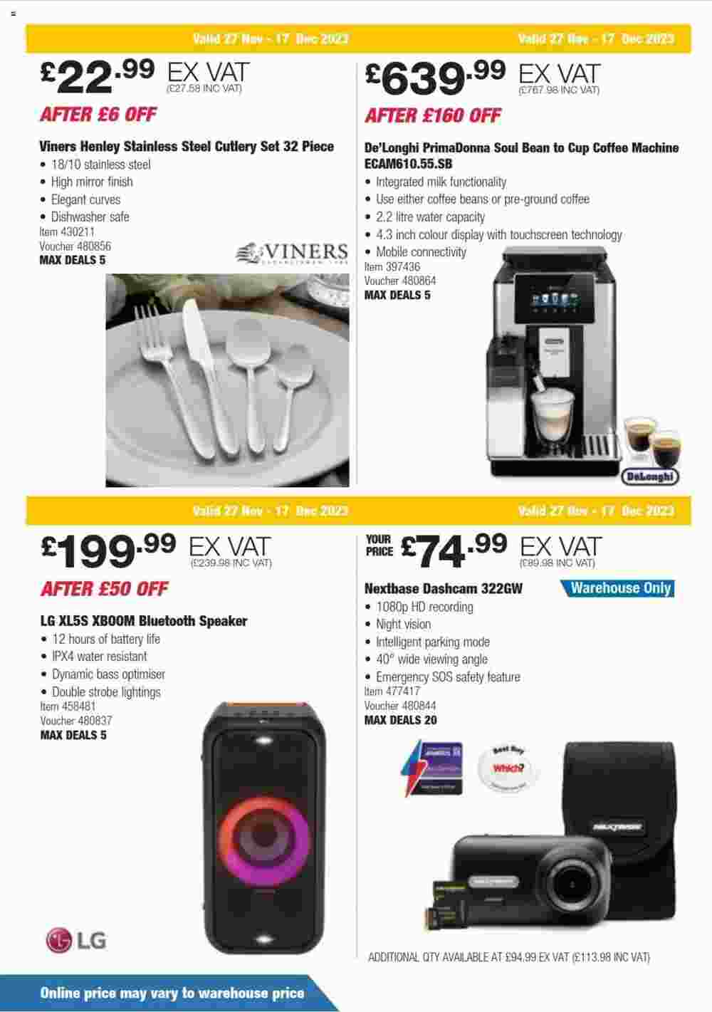 Costco offers valid from 27/11/2023 - Page 4.