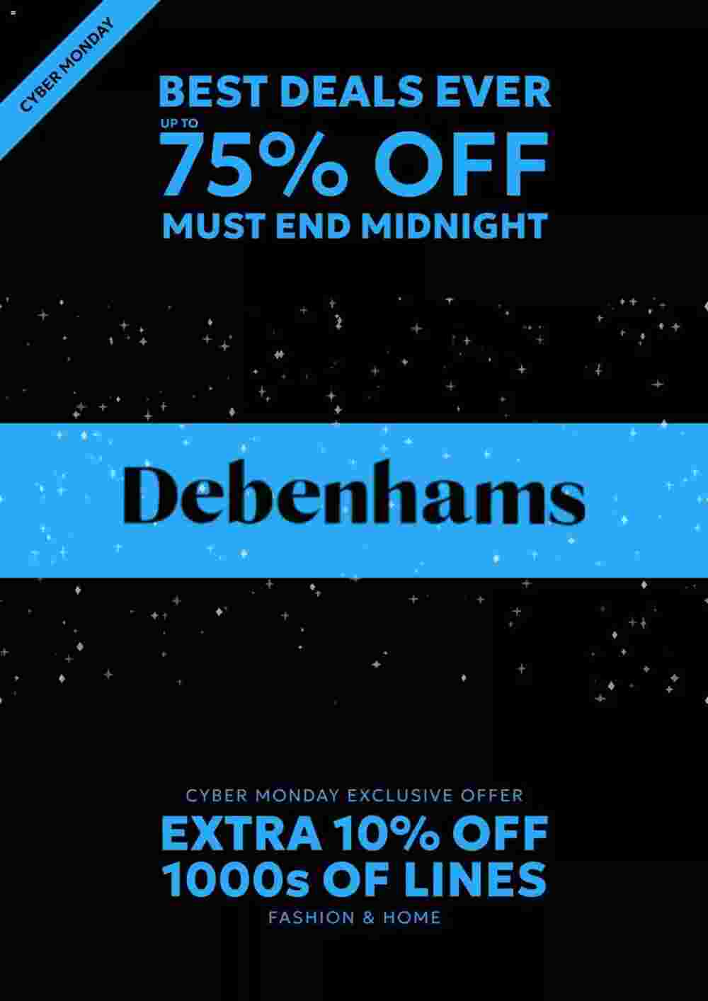 Debenhams offers valid from 27/11/2023 - Page 1.