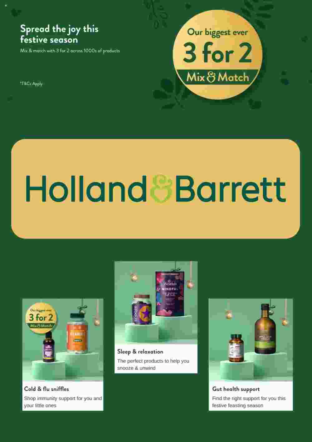 Holland & Barrett offers valid from 30/11/2023 - Page 1.