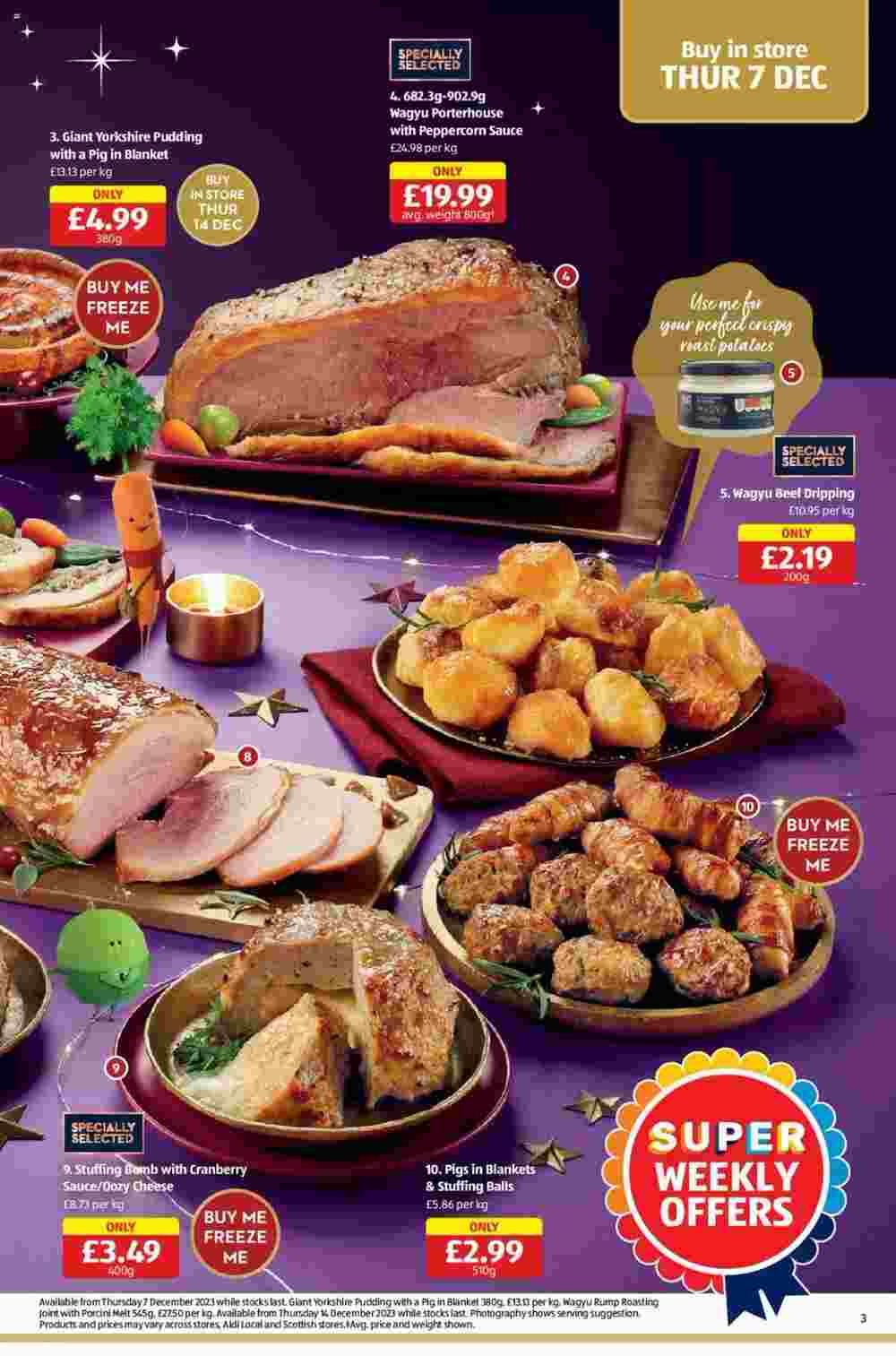 Aldi offers valid from 07/12/2023 - Page 3.