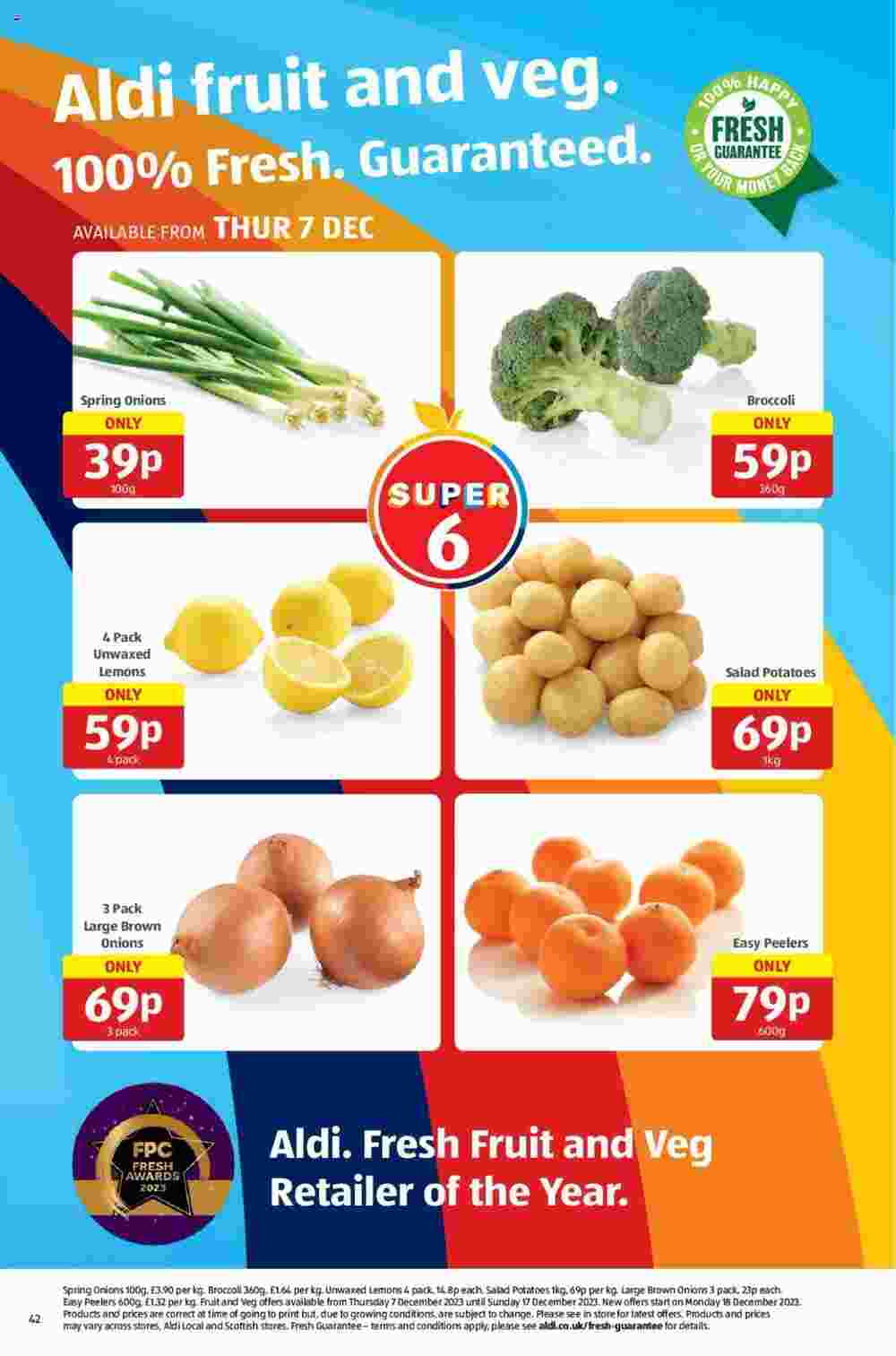 Aldi offers valid from 07/12/2023 - Page 42.