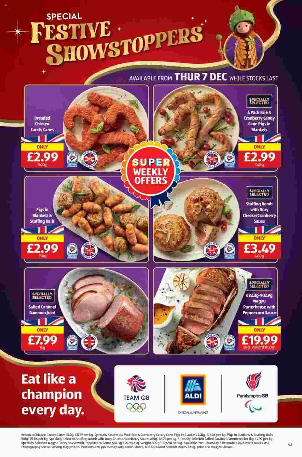 Aldi offers valid from 07/12/2023 - Page 43.