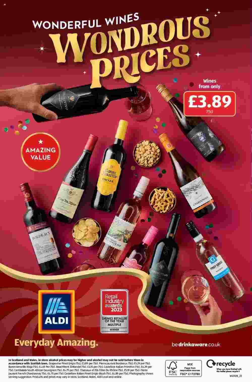 Aldi offers valid from 07/12/2023 - Page 44.