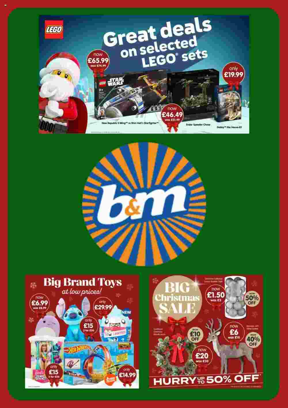 B&M Stores offers valid from 08/12/2023 - Page 1.