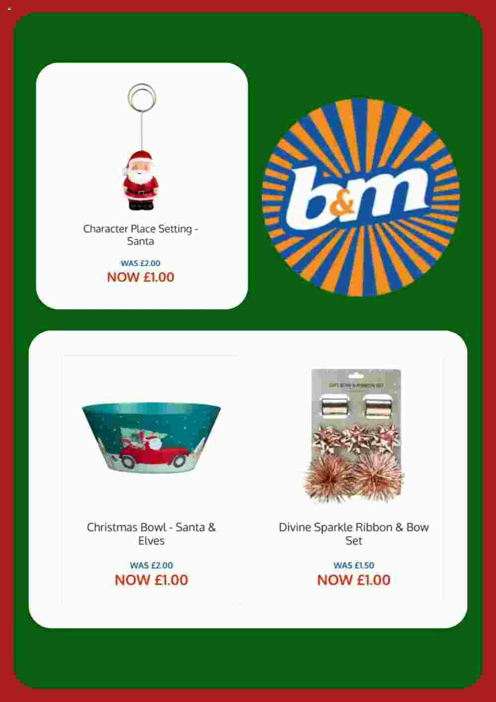 B&M Stores offers valid from 08/12/2023 - Page 3.