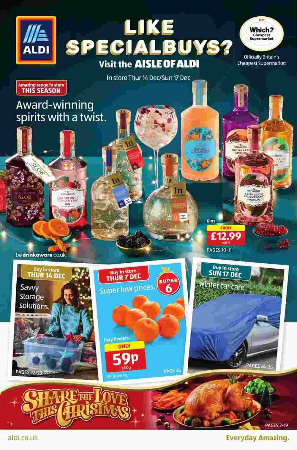 Aldi offers valid from 14/12/2023 - Page 1.