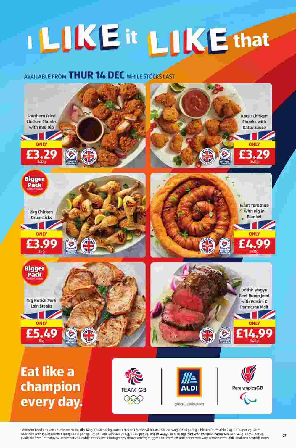 Aldi offers valid from 14/12/2023 - Page 27.