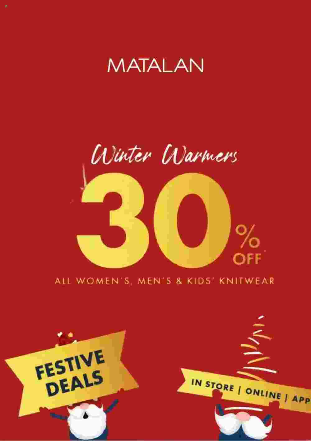 Matalan offers valid from 19/12/2023 - Page 1.