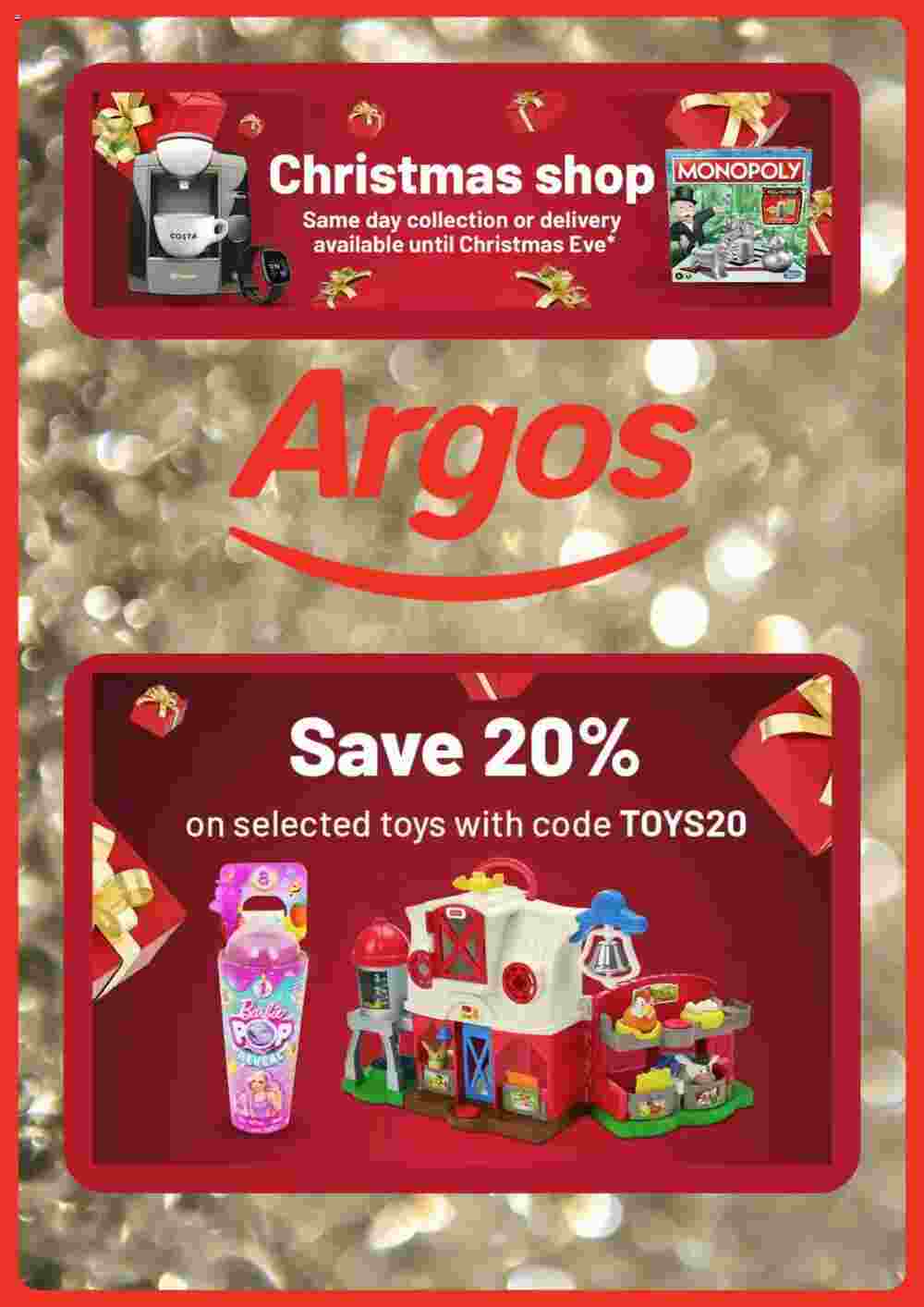 Argos offers valid from 20/12/2023 - Page 1.