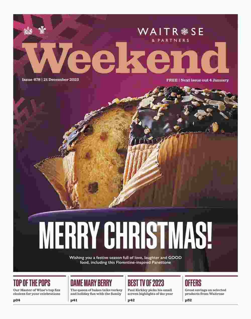 Waitrose offers valid from 21/12/2023 - Page 1.