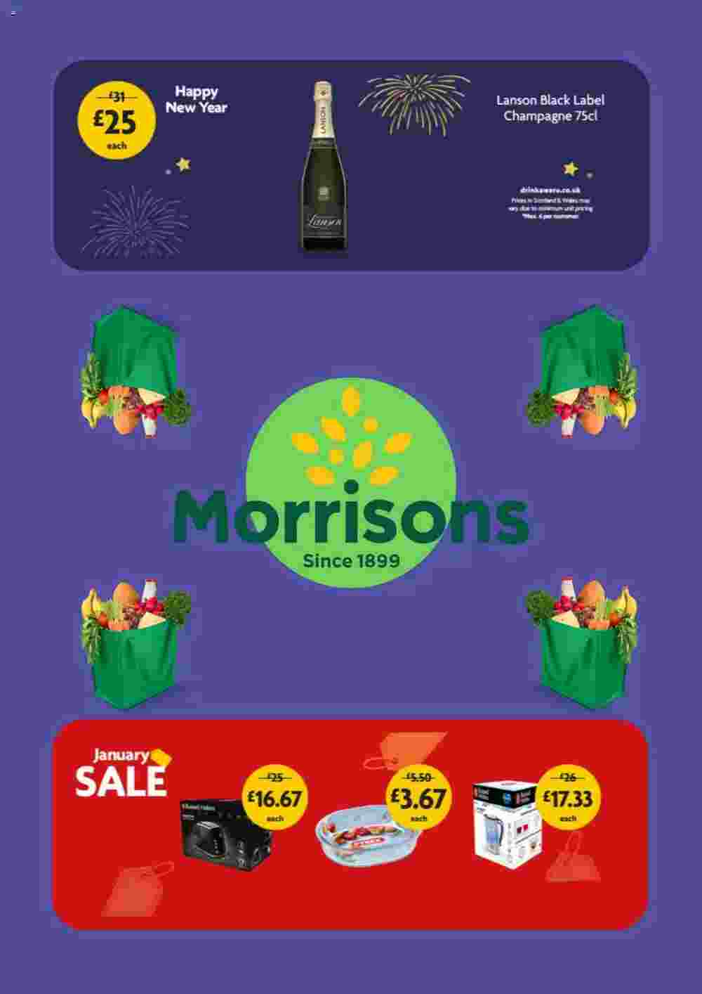 Morrisons offers valid from 25/12/2023 - Page 1.