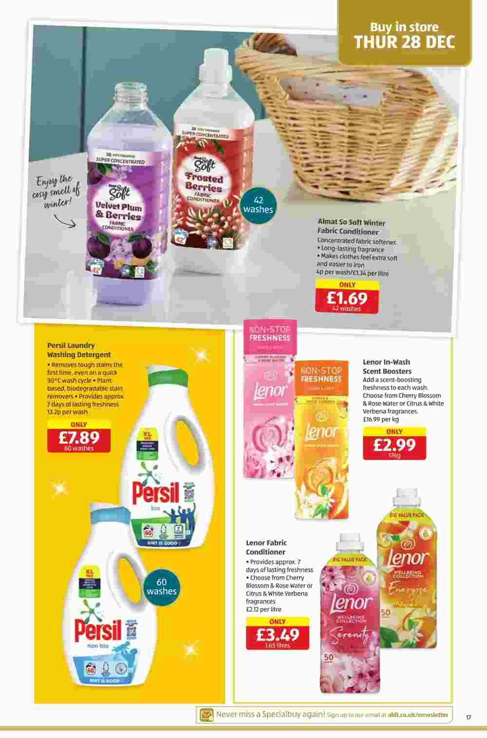 Aldi offers valid from 28/12/2023 - Page 17.