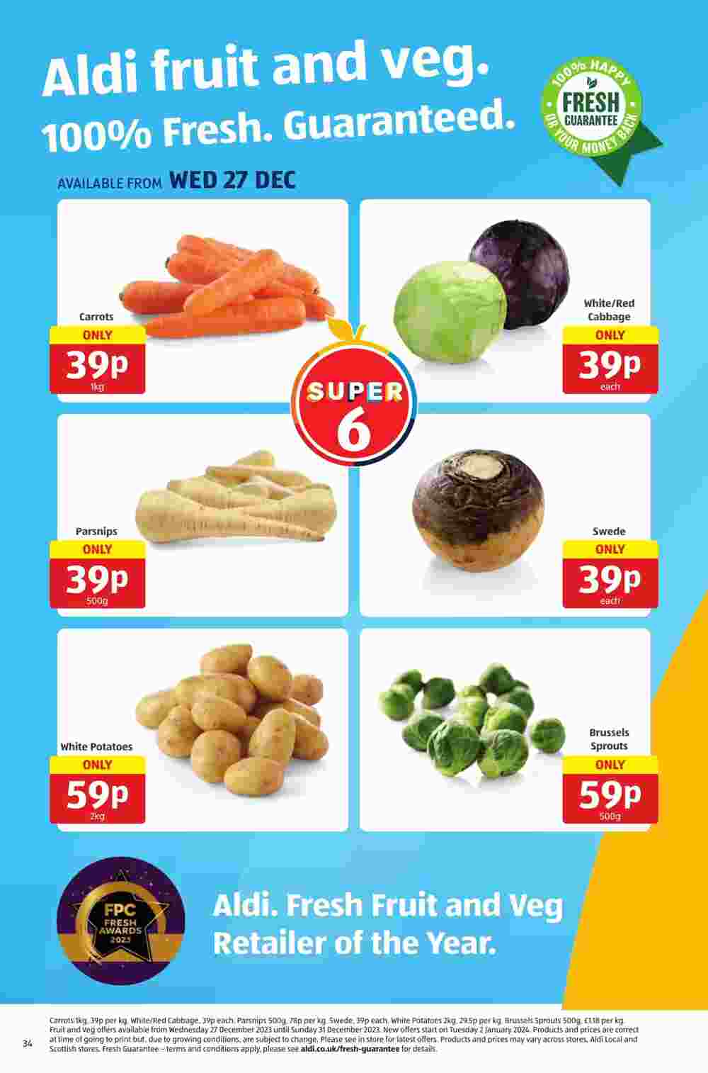 Aldi offers valid from 28/12/2023 - Page 34.