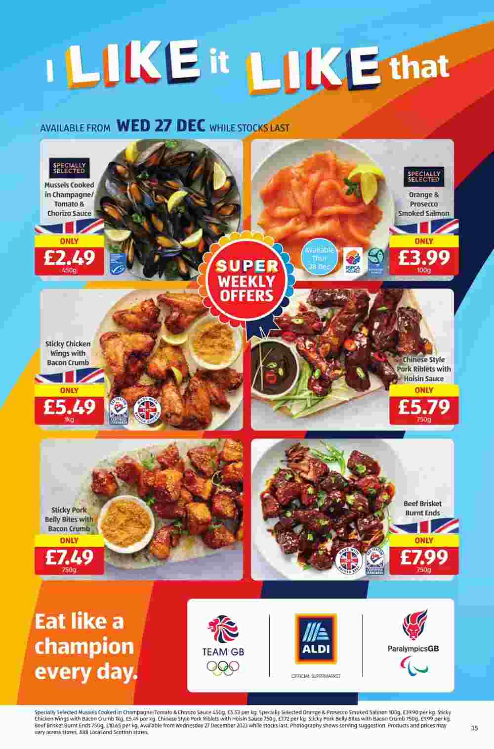 Aldi offers valid from 28/12/2023 - Page 35.